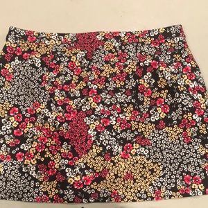 Floral skort